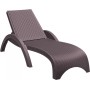 Шезлонг пластиковый GS 1009 (Fiji) 234/GS1009/BROWN