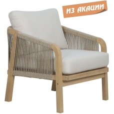 Кресло деревянное с подушками Rimini KD TAG/HUC25687KD/RIM/SINGLE/NO