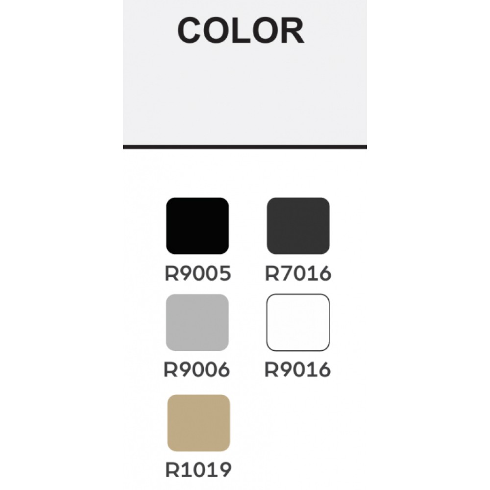 Стол обеденный Fuoz HPL GEN/FL101/R9005-HPL6969/4525/FT01 Стол обеденный Fuoz HPL GEN/FL101/R9005-HPL6969/4525/FT01