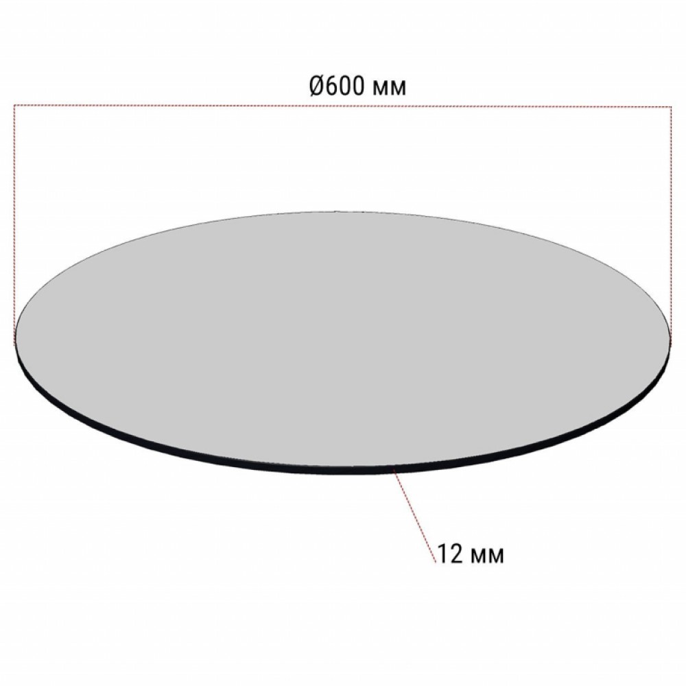 Стол обеденный Fuoz HPL GEN/FL101/R9005-HPL60/4525/FT01 Стол обеденный Fuoz HPL GEN/FL101/R9005-HPL60/4525/FT01