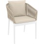 Кресло пластиковое с подушками Portofino 234/212-2194/BEBE