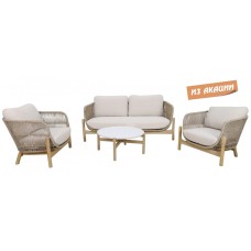 Комплект деревянной плетеной мебели Talara TAG/TALARA/LOUNGE2