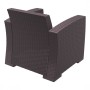 Кресло пластиковое плетеное с подушками Monaco Lounge 234/831-4850/П2