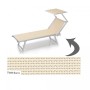 Шезлонг-лежак металлический 501 Relax 199/501/TWMBurro