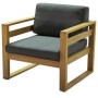 Кресло деревянное с подушками Booka TAG/booka/sofa1seater