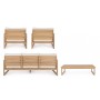 Комплект деревянной лаунж мебели Adrian 0807026