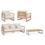 Комплект деревянной лаунж мебели Adrian 0807026
