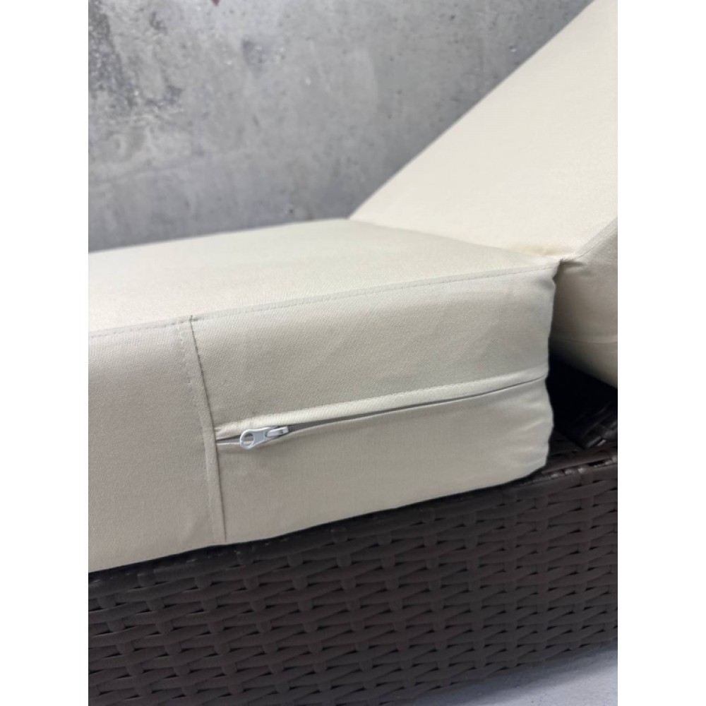 Шезлонг-лежак плетеный с матрасом Mantera RH/MANTERA/BRLUX/115 Шезлонг-лежак плетеный с матрасом Mantera RH/MANTERA/BRLUX/115