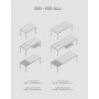 Стол металлический раздвижной Rio Alu 210 Extensibile 003/4885202000