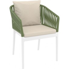 Кресло пластиковое с подушками Portofino 234/212-2170/BEBE