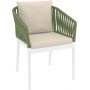 Кресло пластиковое с подушками Portofino 234/212-2170/BEBE