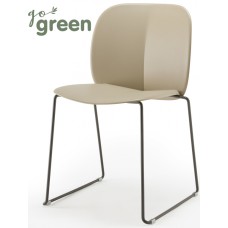Стул пластиковый на полозьях Mentha Go Green 005/2709VA15
