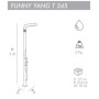 Душ уличный Funny Yang T 245 AMA/T245/7016