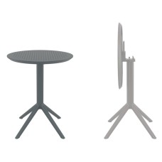 Стол пластиковый складной Sky Folding Table Ø60 234/121-0091
