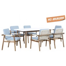 Комплект деревянной мебели Apoyo TAG/APOYO/DINNER6