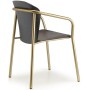 Кресло деревянное Finn Metal Wood 005/2896OMHB