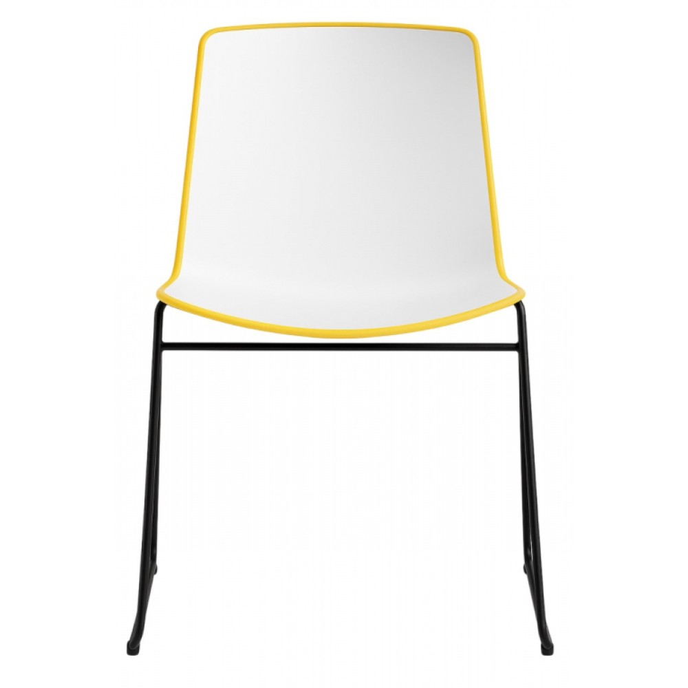 Стул пластиковый на полозьях Tweet 015/894/NE-BI-GI Стул пластиковый на полозьях Tweet 015/894/NE-BI-GI