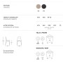 Стул с обивкой Natural Alice Pop 005/2849FKV439