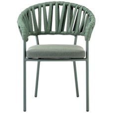 Кресло плетеное с подушкой Victory 150/VICTORYARM/G