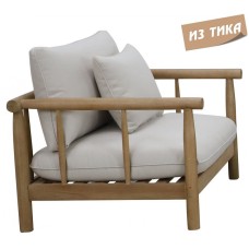 Кресло деревянное с подушками Bungalow TAG/bungalow/1seater