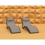 Шезлонг-лежак пластиковый Slim 234/087-5673