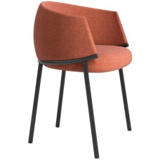 Кресло металлическое c обивкой Koala 005/2909VAW1M4