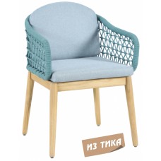 Кресло деревянное с подушками Cambria TAG/HUC41178