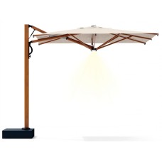 Зонт профессиональный 2.9х2.9 м с подсветкой Astro Timber Light 091/C3030ASLA1N/L_BAT