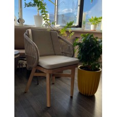 Кресло обеденное деревянное с подушками Mali TAG/HUC39801 Кресло обеденное деревянное с подушками Mali TAG/HUC39801