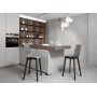Стул полубарный с обивкой Natural Zebra Pop 005/2813FWT628