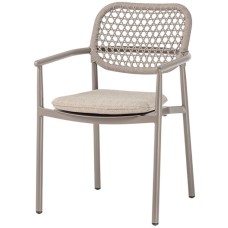 Кресло плетеное с подушкой Berlin 150/BERLIN/T Кресло плетеное с подушкой Berlin 150/BERLIN/T