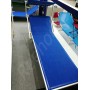 Пляжный шезлонг с козырьком и матрасом  AG/W0001-9P/blue