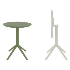 Стол пластиковый складной Sky Folding Table Ø60 234/121-0107