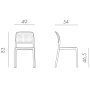 Стул пластиковый Bora Bistrot 003/4024302000