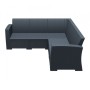 Диван пластиковый плетеный угловой с подушками Monaco Lounge Corner 234/834-4959/П2