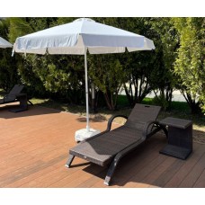 Зонт пляжный профессиональный Ø2.5 м Kiwi Clips 50-1011-25/WH/WH/V