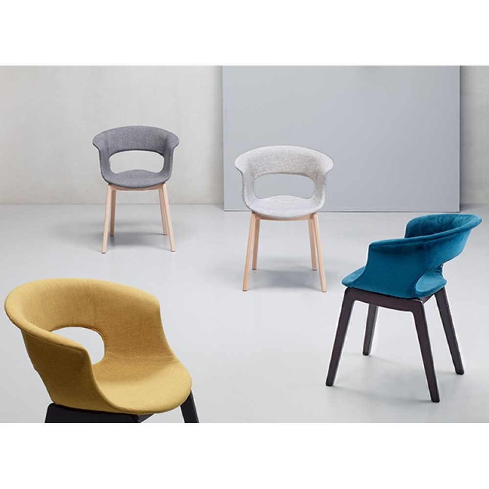 Кресло с обивкой Natural Miss B Pop 005/2802FWT527 Кресло с обивкой Natural Miss B Pop 005/2802FWT527