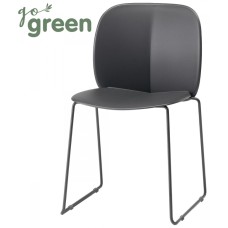 Стул пластиковый на полозьях Mentha Go Green 005/2709VA81