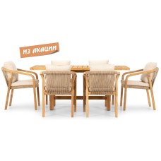 Комплект деревянной мебели Ravona KD TAG/RAVONA-KD/DINNER-6
