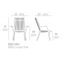 Кресло пластиковое лаунж Ibiza Basic VON/65039_4028