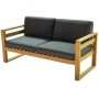 Диван деревянный с подушками Booka TAG/booka/sofa2seater