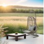Кресло подвесное плетеное Leaf 150/LEAFSWING/G