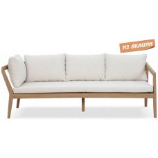 Модуль деревянный трехместный с подушками Nara TAG/HUC40466