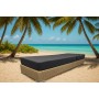 Шезлонг-лежак плетеный с матрасом Mantera RH/MANTERA/BELUX/164