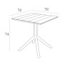 Стол пластиковый Paris Table 70 234/296-1821