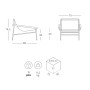 Кресло лаунж металлическое Dress Code Smart Indoor 005/2580VDS7C6