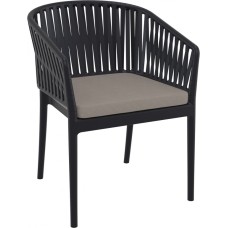 Кресло пластиковое с подушкой Portofino 234/212-2118/LB