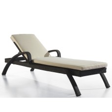 Шезлонг-лежак плетеный Monaco Sunbed TAG/1589-BR