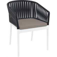 Кресло пластиковое с подушкой Portofino 234/212-2187/LB