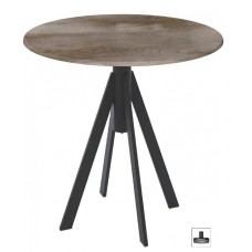 Стол обеденный Fuoz Werzalit Woodart GEN/FL101/R9005-WERZ60-4622